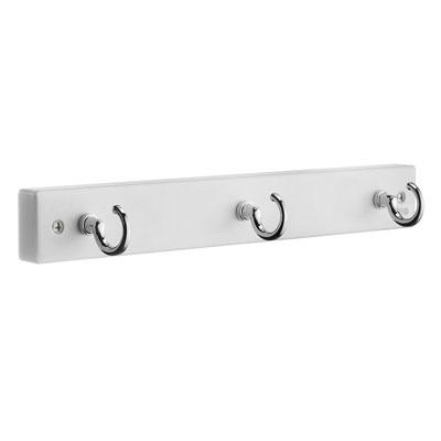 polished chrome coat rack