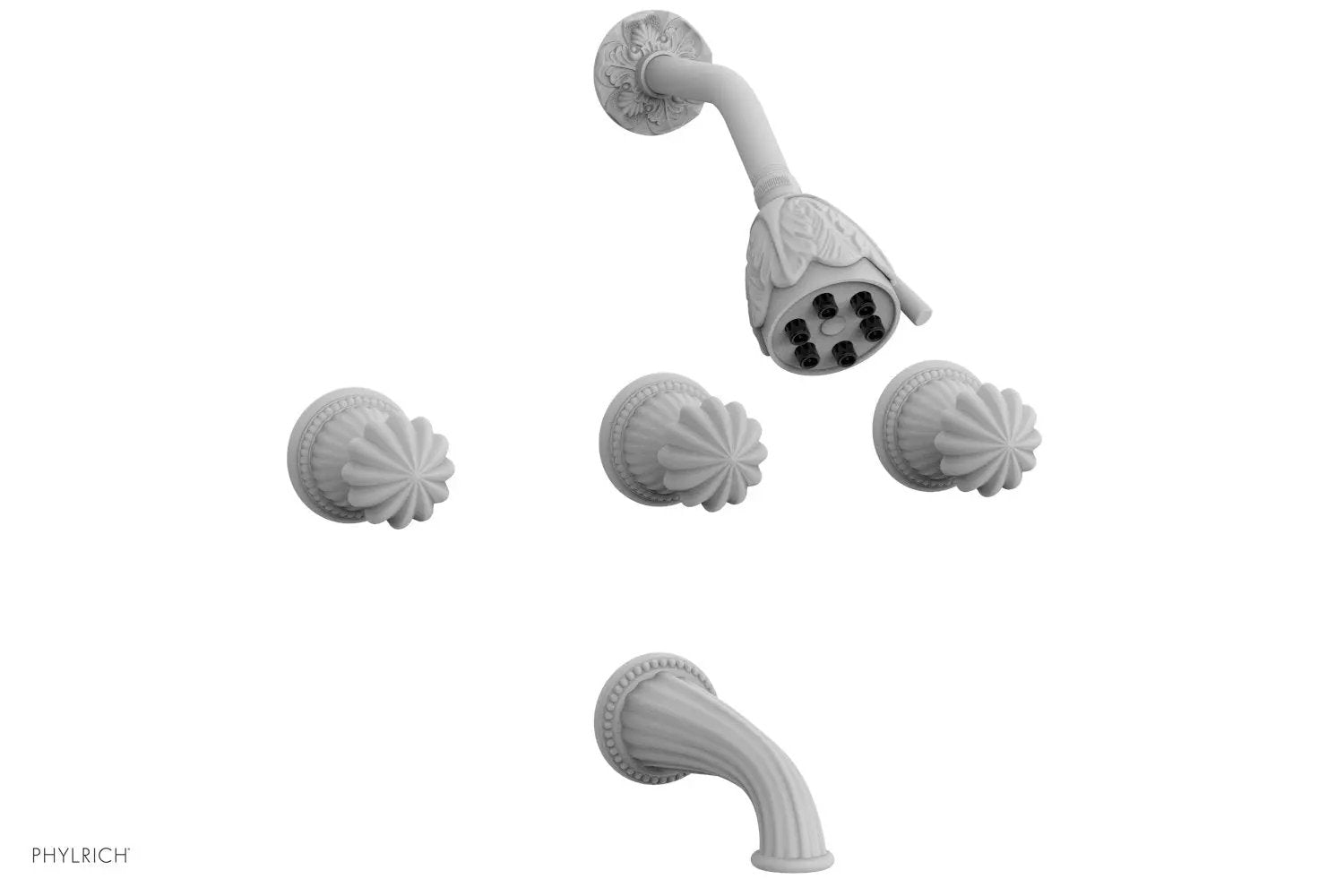 Phylrich GEORGIAN & BARCELONA Three Handle Tub and Shower Set by Phylrich