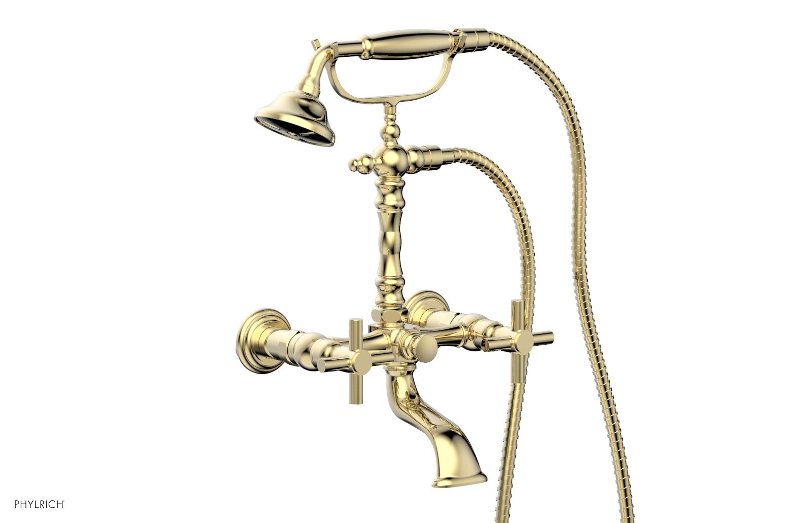 Phylrich BASIC Exposed Tub & Hand Shower - Tubular Handle by Phylrich