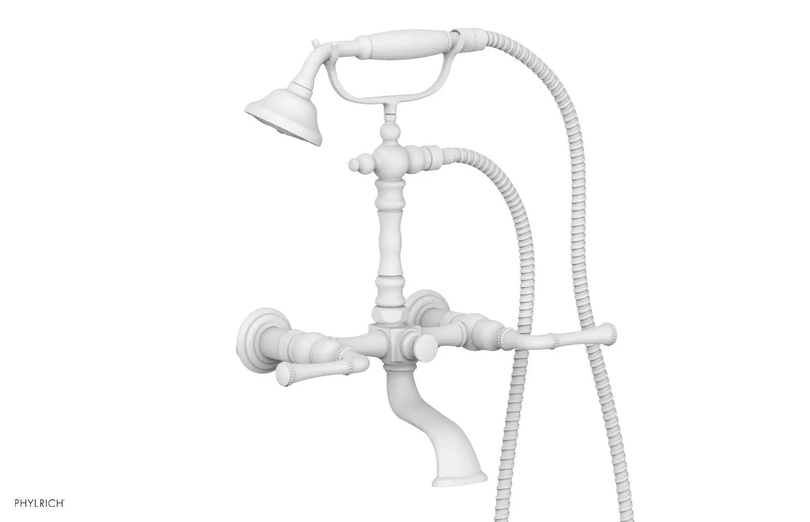 Phylrich BEADED Exposed Tub & Hand Shower - Lever Handle by Phylrich
