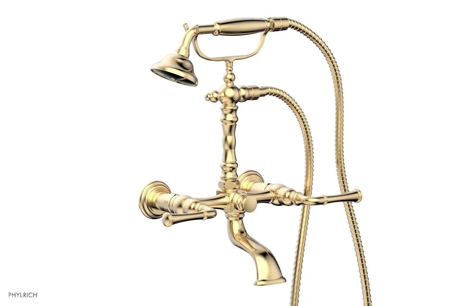 Phylrich COINED Exposed Tub & Hand Shower - Lever Handle by Phylrich