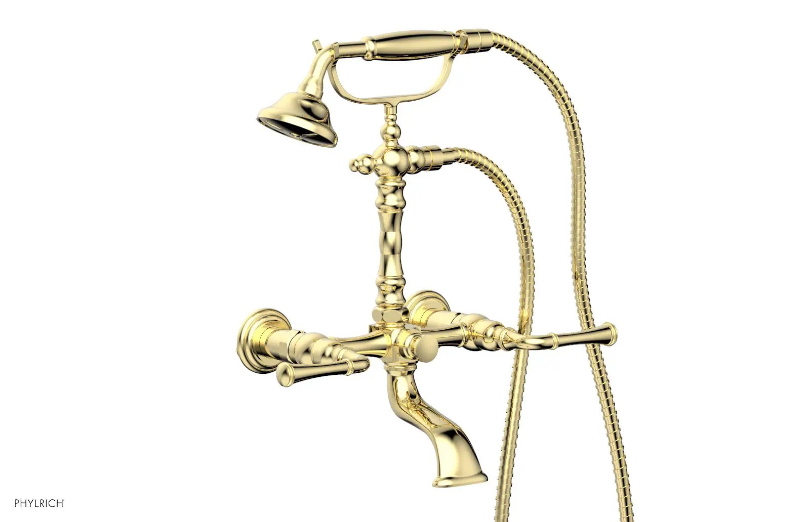 Phylrich COINED Exposed Tub & Hand Shower - Lever Handle by Phylrich
