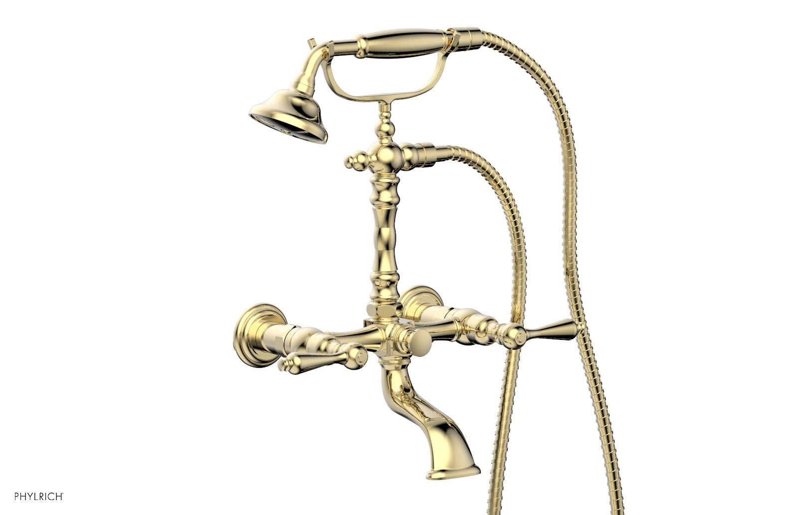 Phylrich REVERE & SAVANNAH Exposed Tub & Hand Shower - Lever Handle by Phylrich