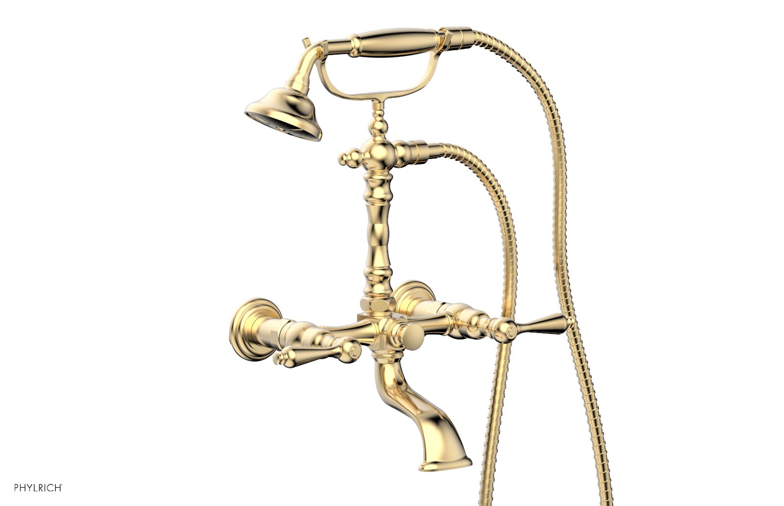 Phylrich REVERE & SAVANNAH Exposed Tub & Hand Shower - Lever Handle by Phylrich