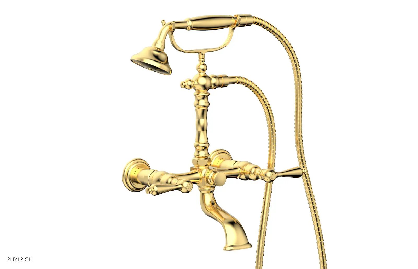 Phylrich REVERE & SAVANNAH Exposed Tub & Hand Shower - Lever Handle by Phylrich