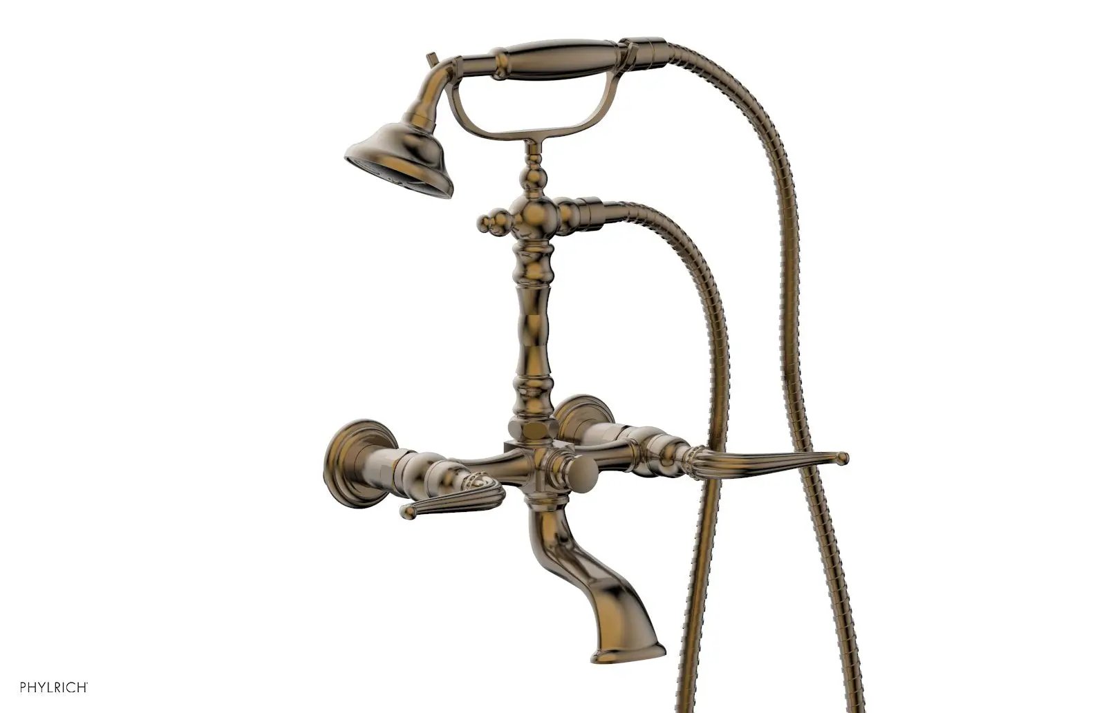 Phylrich GEORGIAN & BARCELONA Exposed Tub & Hand Shower - Lever Handle by Phylrich