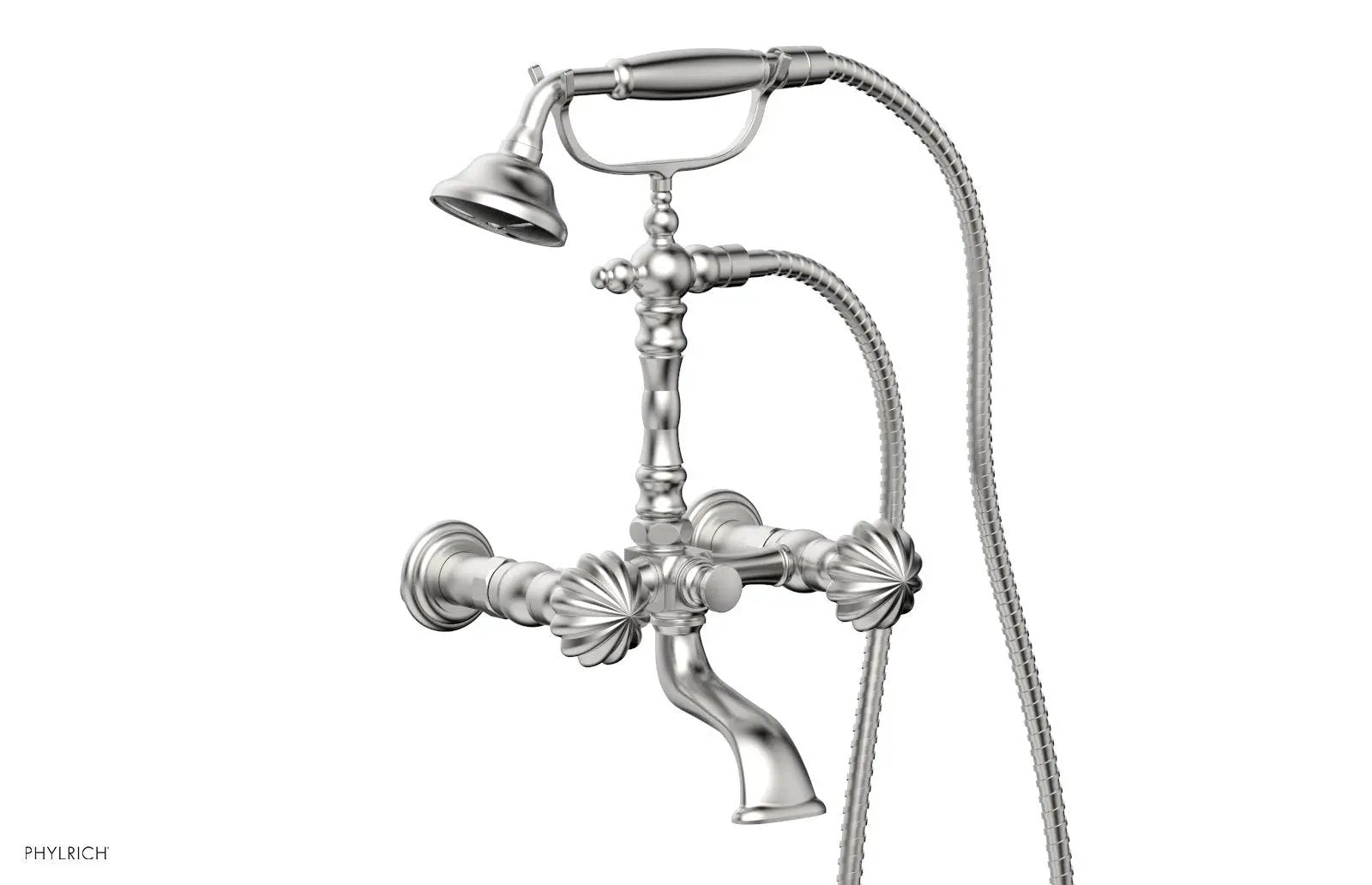 Phylrich GEORGIAN & BARCELONA Exposed Tub & Hand Shower - Round Handle by Phylrich