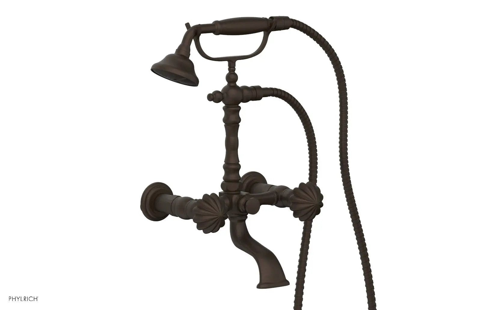 Phylrich GEORGIAN & BARCELONA Exposed Tub & Hand Shower - Round Handle by Phylrich