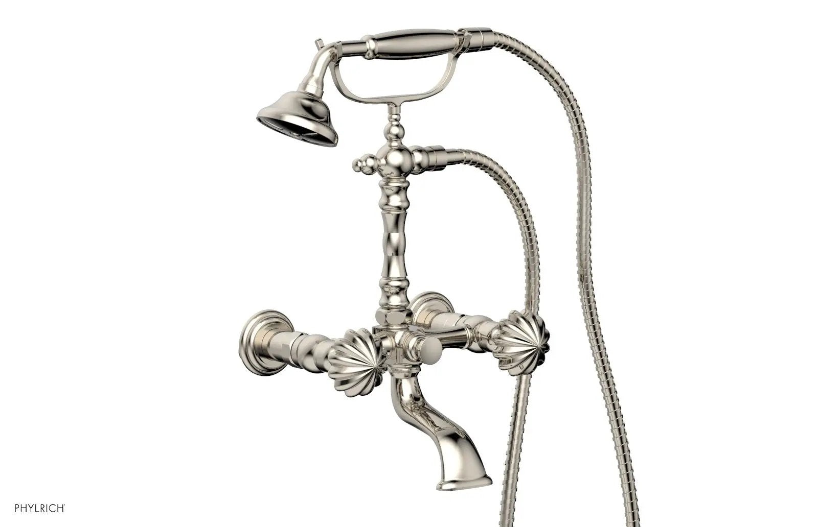 Phylrich GEORGIAN & BARCELONA Exposed Tub & Hand Shower - Round Handle by Phylrich