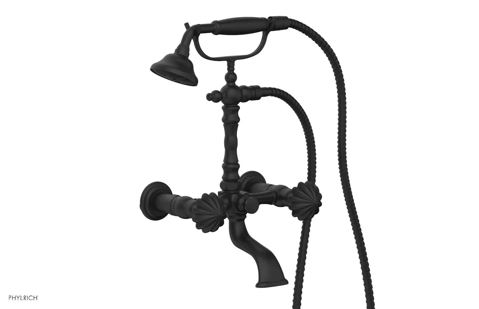 Phylrich GEORGIAN & BARCELONA Exposed Tub & Hand Shower - Round Handle by Phylrich