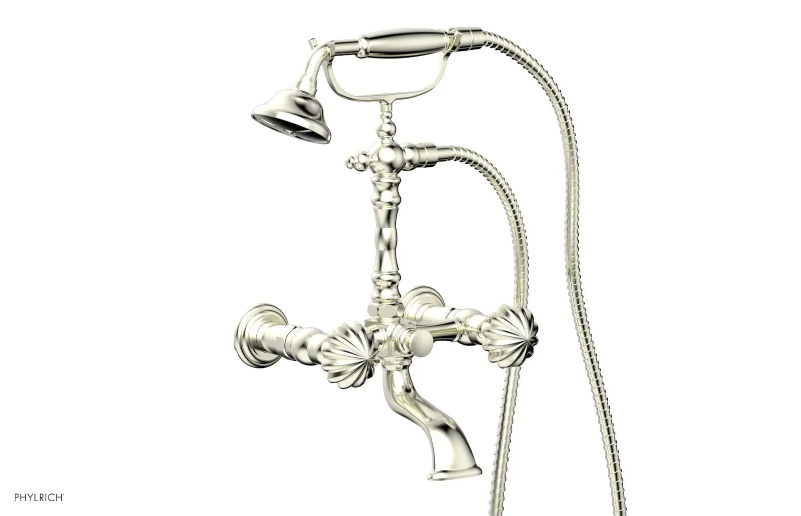 Phylrich GEORGIAN & BARCELONA Exposed Tub & Hand Shower - Round Handle by Phylrich