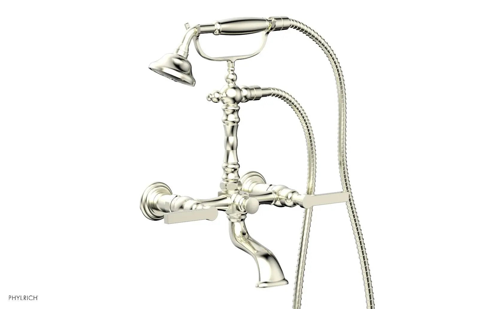 Phylrich HEX MODERN Exposed Tub & Hand Shower - Lever Handle by Phylrich