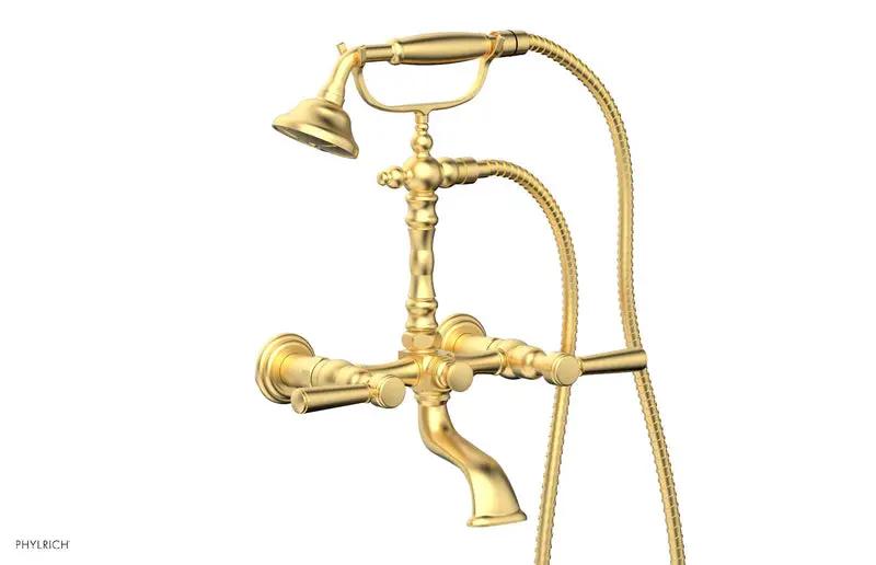 Phylrich HEX TRADITIONAL Exposed Tub & Hand Shower - Lever Handle by Phylrich