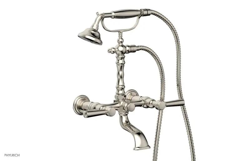 Phylrich HEX TRADITIONAL Exposed Tub & Hand Shower - Lever Handle by Phylrich