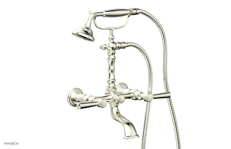 Phylrich HEX TRADITIONAL Exposed Tub & Hand Shower - Lever Handle by Phylrich