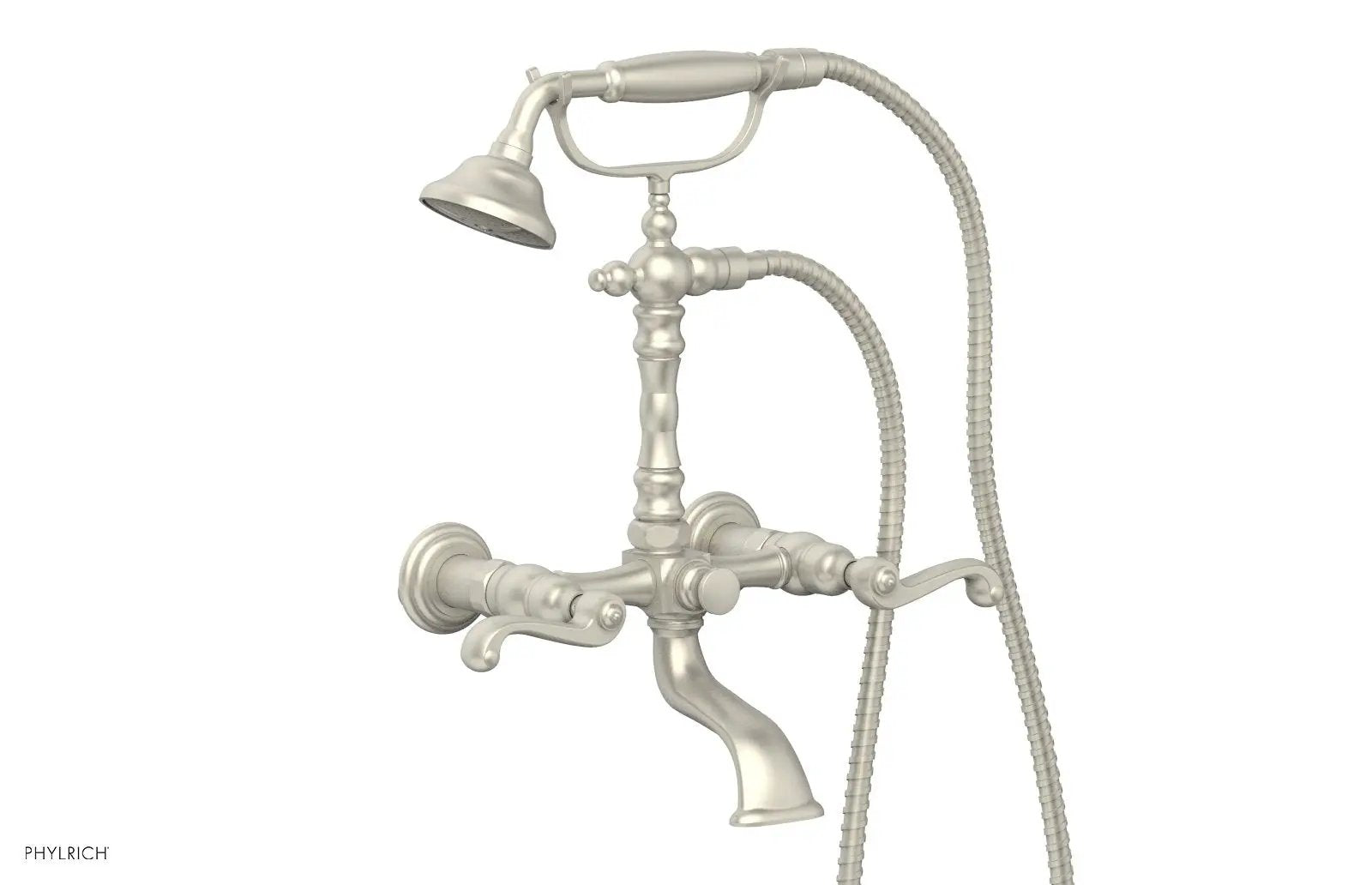 Phylrich REVERE & SAVANNAH Exposed Tub & Hand Shower - Curved Handle by Phylrich