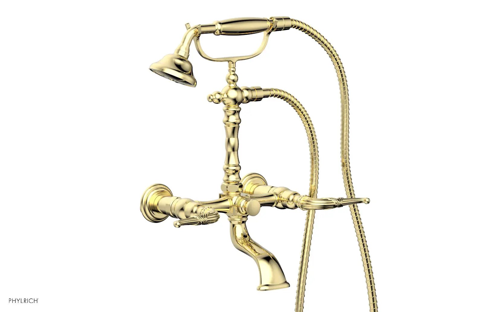 Phylrich RIBBON & REED Exposed Tub & Hand Shower - Lever Handle by Phylrich