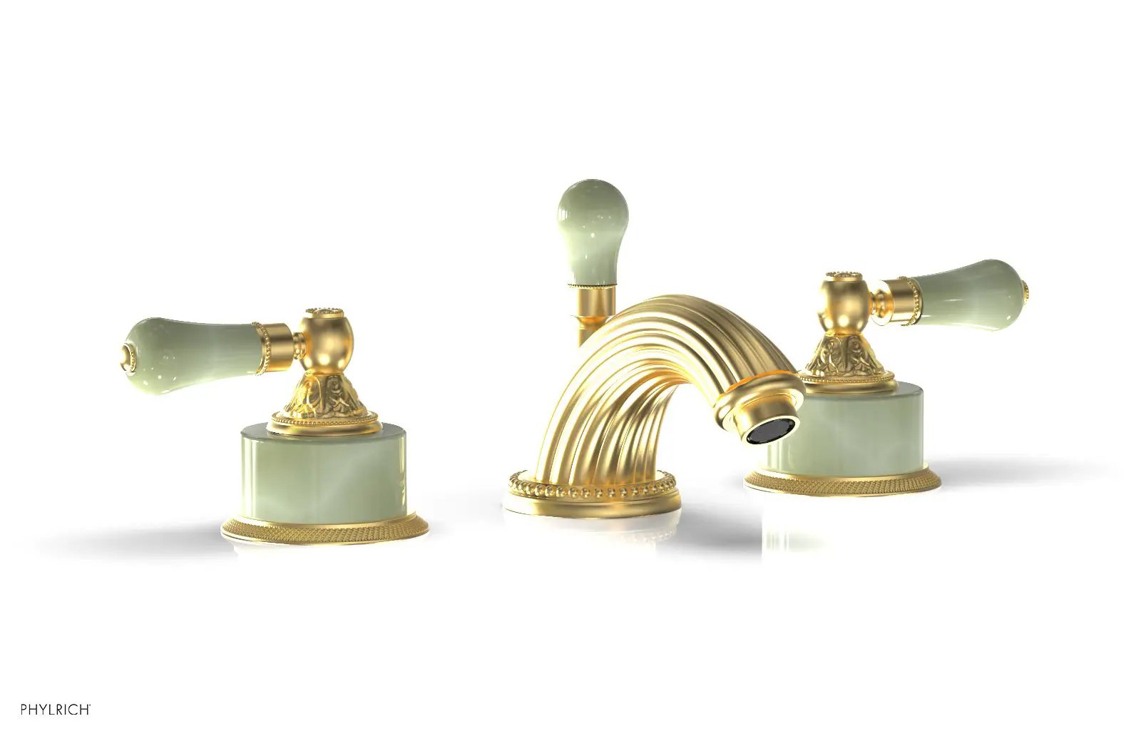 Phylrich VERSAILLES Widespread Faucet - Green Onyx by Phylrich