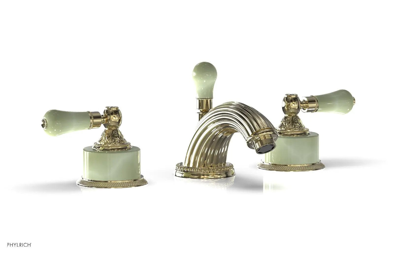 Phylrich VERSAILLES Widespread Faucet - Green Onyx by Phylrich