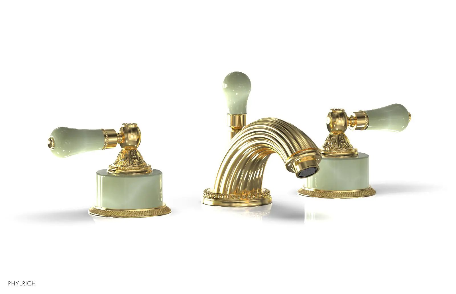 Phylrich VERSAILLES Widespread Faucet - Green Onyx by Phylrich
