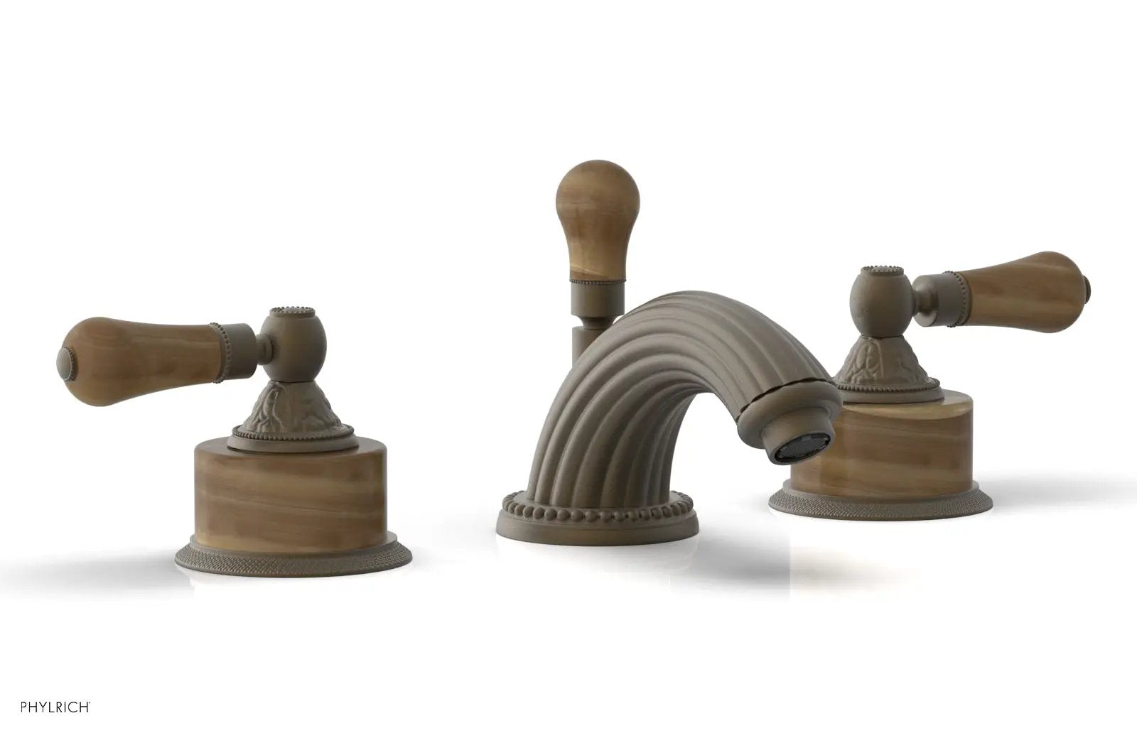 Phylrich VERSAILLES Widespread Faucet - Montaione Brown Onyx by Phylrich