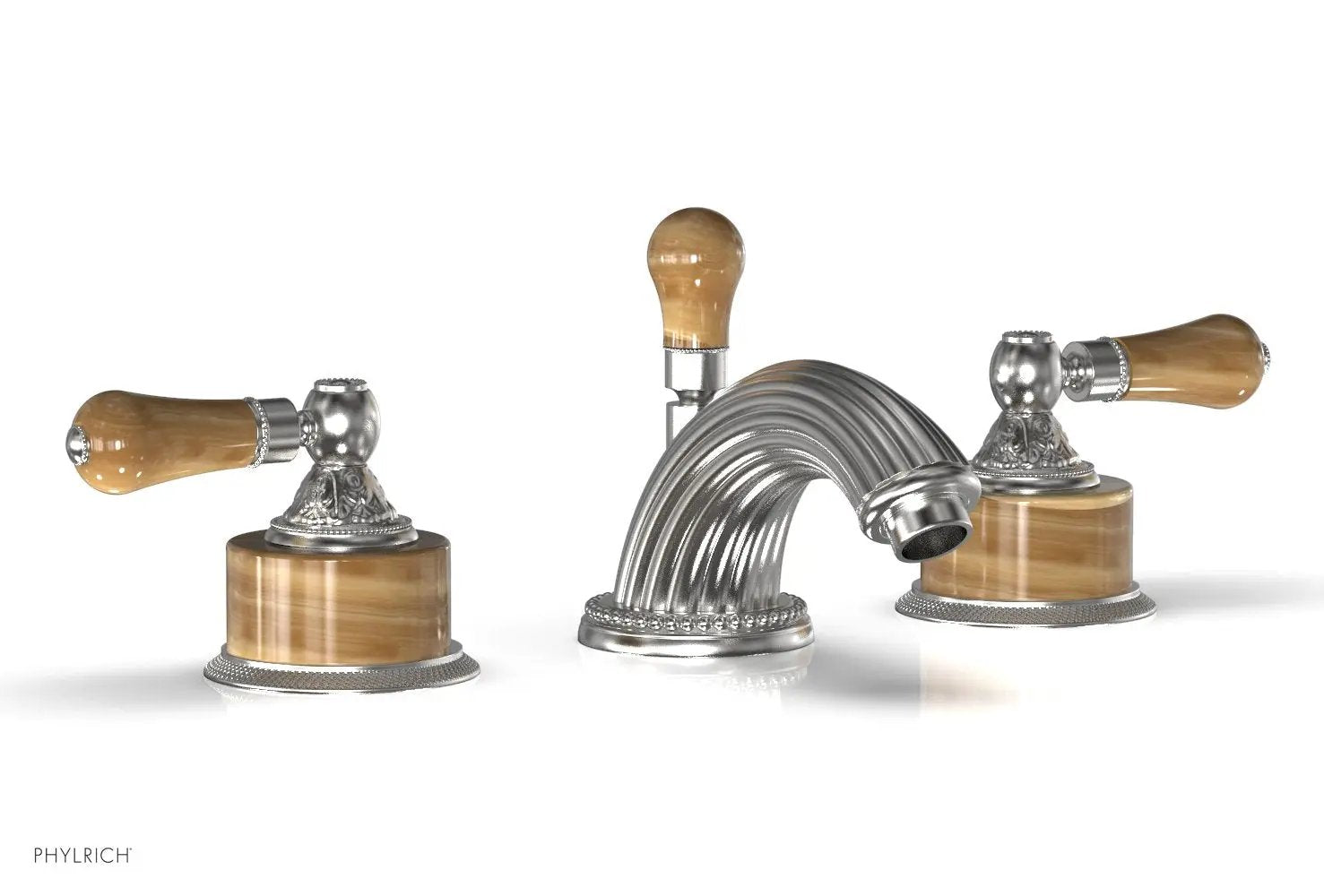 Phylrich VERSAILLES Widespread Faucet - Montaione Brown Onyx by Phylrich