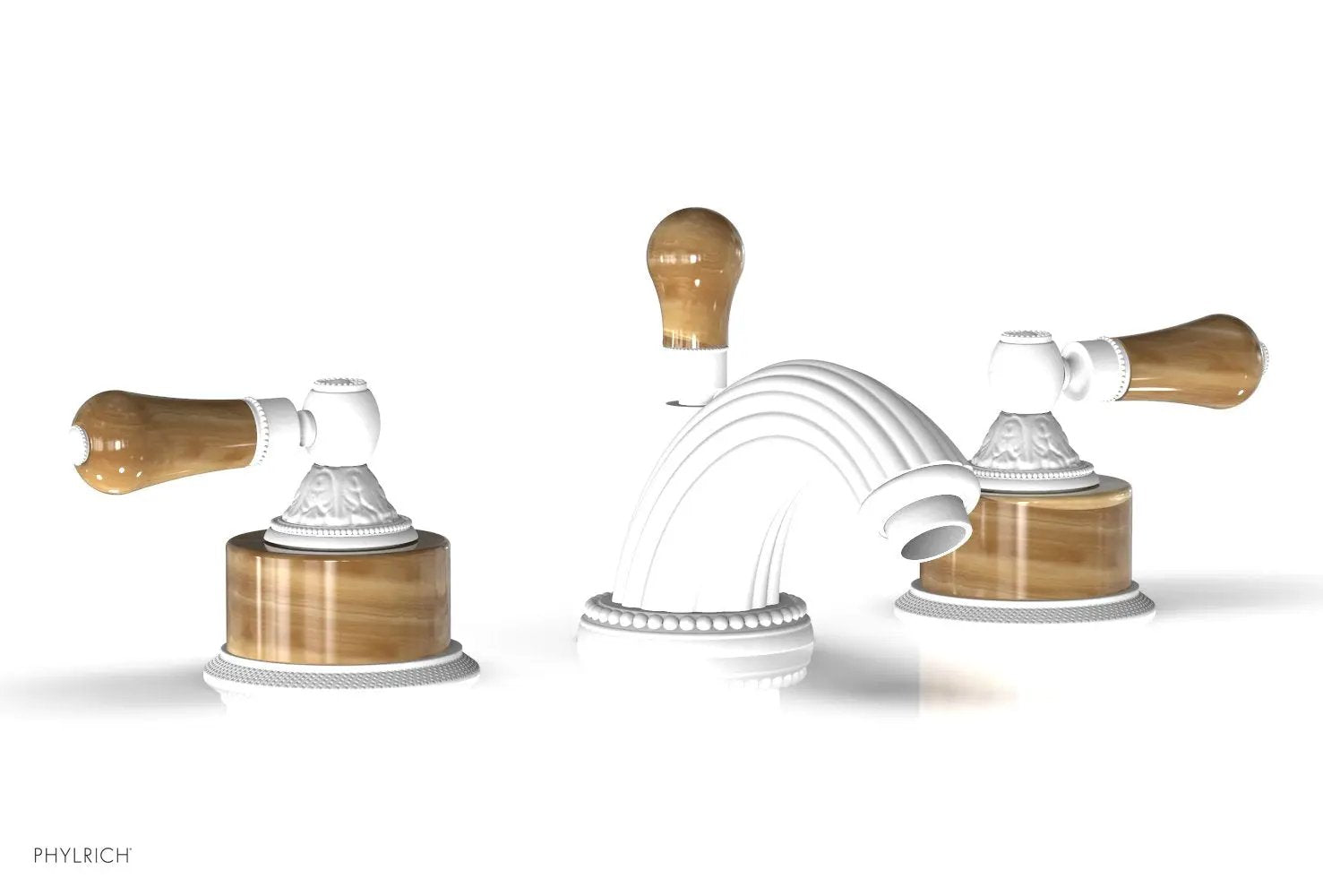 Phylrich VERSAILLES Widespread Faucet - Montaione Brown Onyx by Phylrich