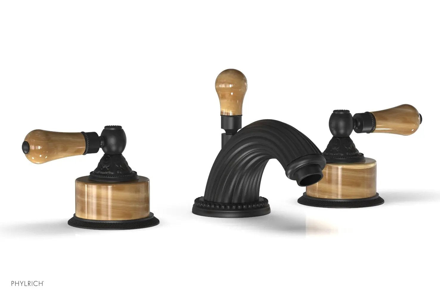 Phylrich VERSAILLES Widespread Faucet - Montaione Brown Onyx by Phylrich