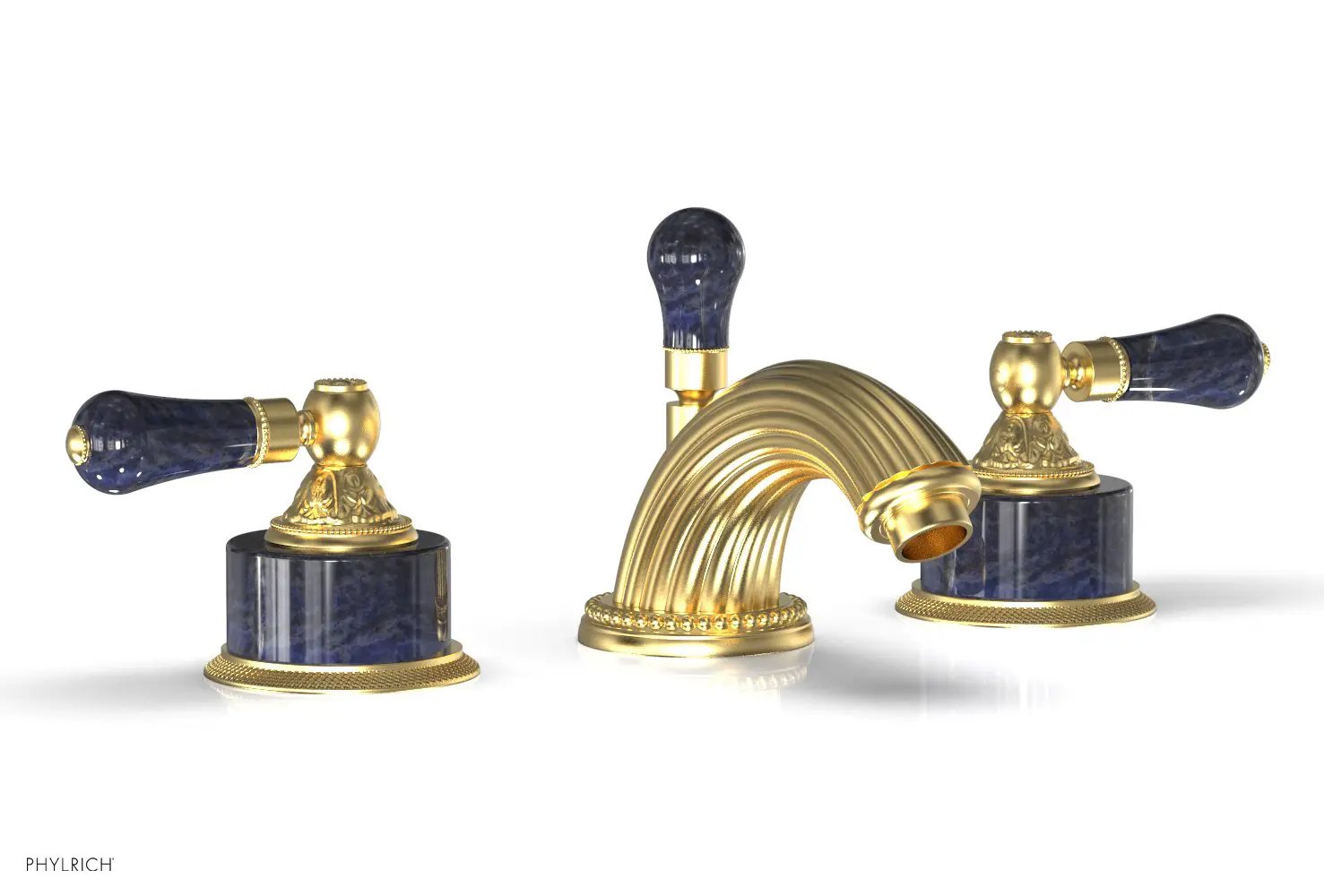 Phylrich VERSAILLES Widespread Faucet - Bleu Sodalite by Phylrich