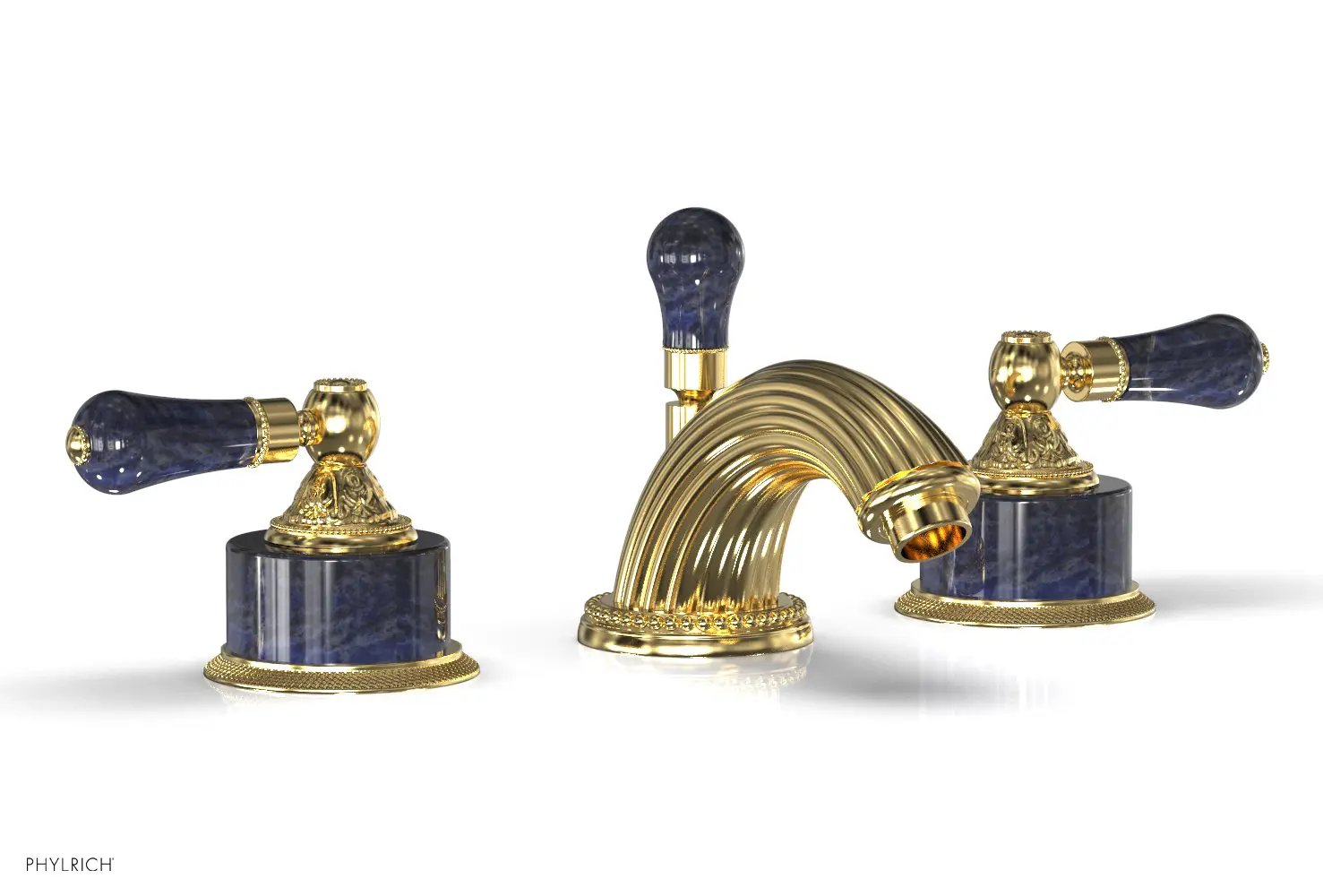 Phylrich VERSAILLES Widespread Faucet - Bleu Sodalite by Phylrich