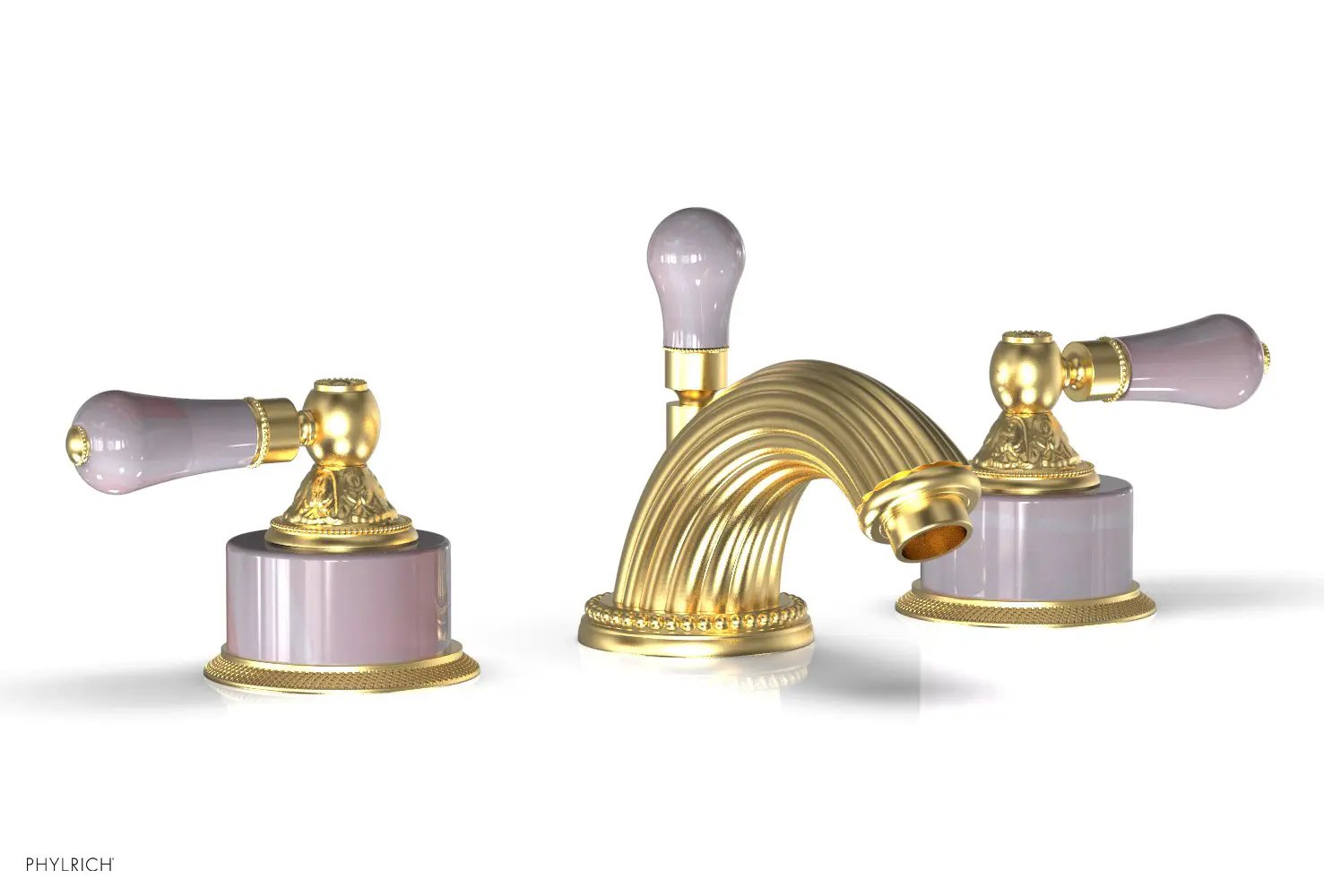 Phylrich VERSAILLES Widespread Faucet - Pink Onyx by Phylrich