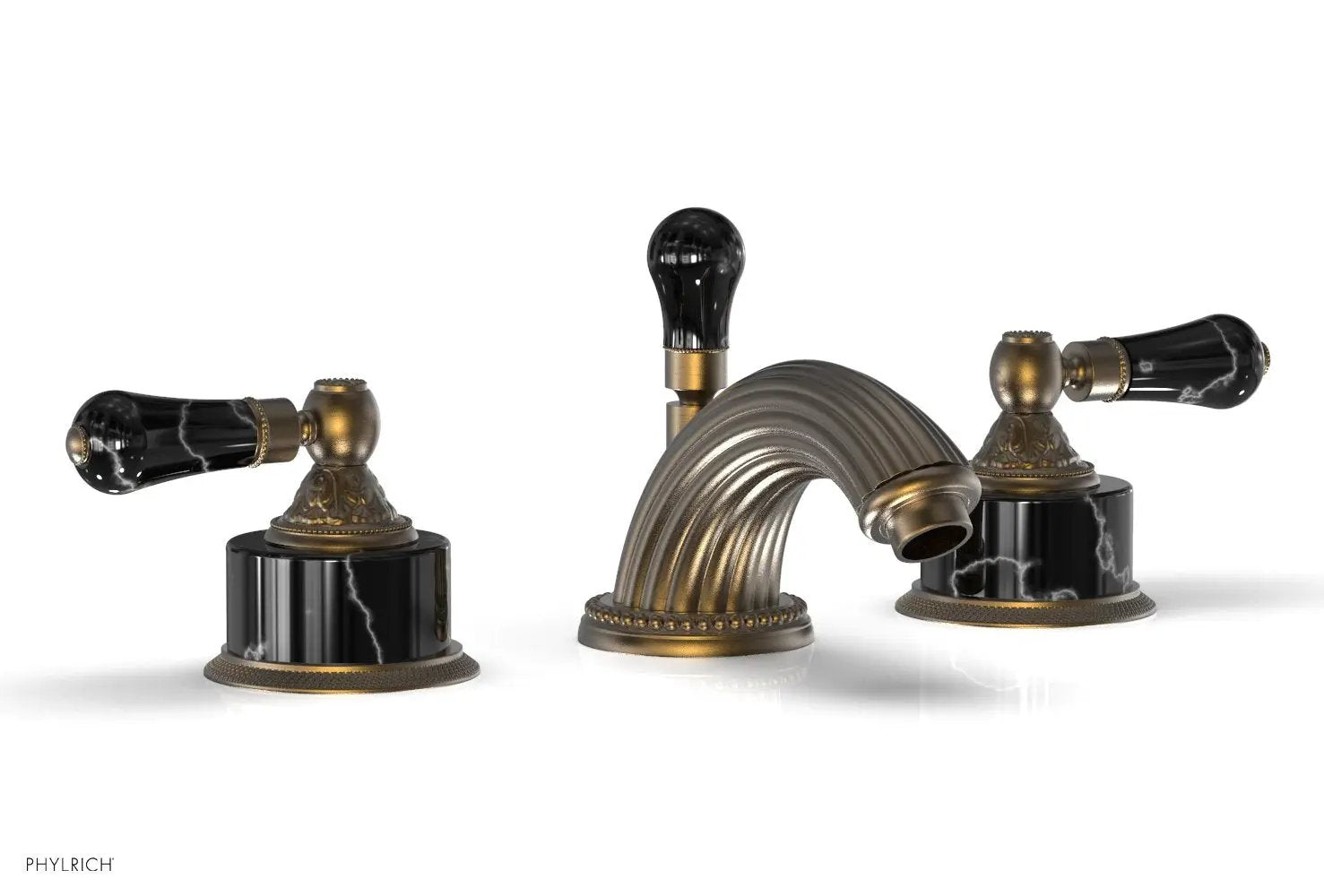 Phylrich VERSAILLES Widespread Faucet - Frienze Black Onyx by Phylrich