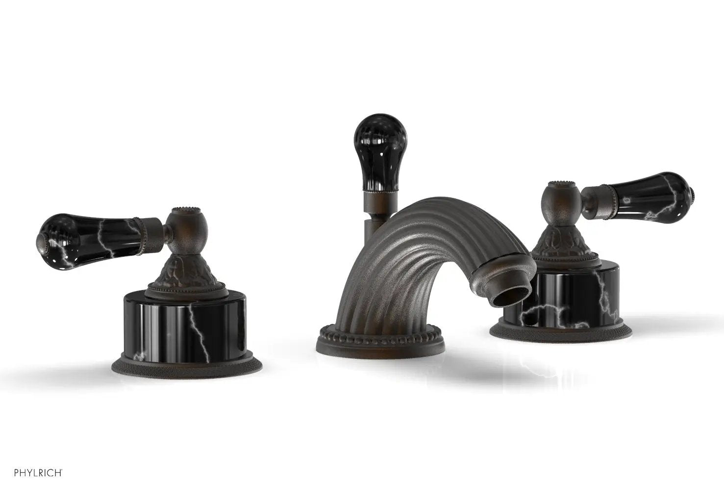 Phylrich VERSAILLES Widespread Faucet - Frienze Black Onyx by Phylrich