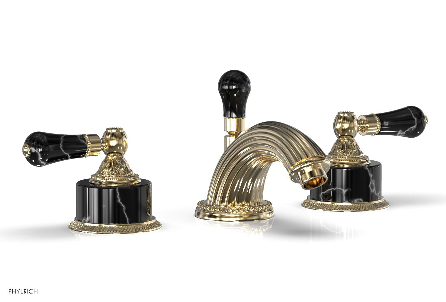 Phylrich VERSAILLES Widespread Faucet - Frienze Black Onyx