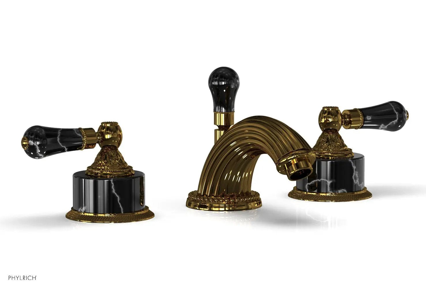 Phylrich VERSAILLES Widespread Faucet - Frienze Black Onyx by Phylrich
