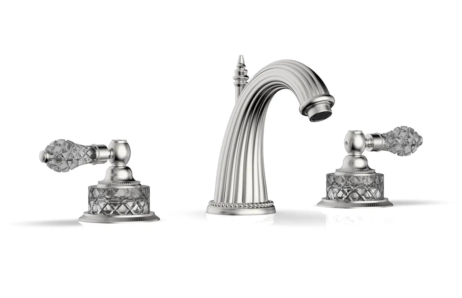 Phylrich REGENT CUT CRYSTAL Widespread Faucet Cut Crystal Lever Handles by Phylrich