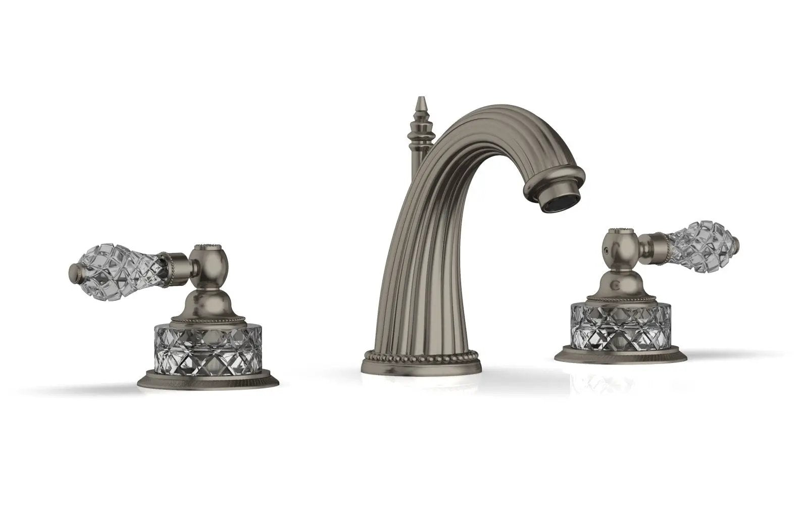 Phylrich REGENT CUT CRYSTAL Widespread Faucet Cut Crystal Lever Handles by Phylrich