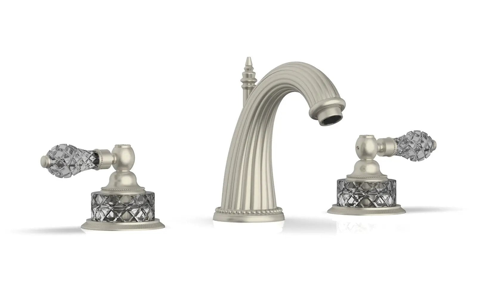 Phylrich REGENT CUT CRYSTAL Widespread Faucet Cut Crystal Lever Handles by Phylrich