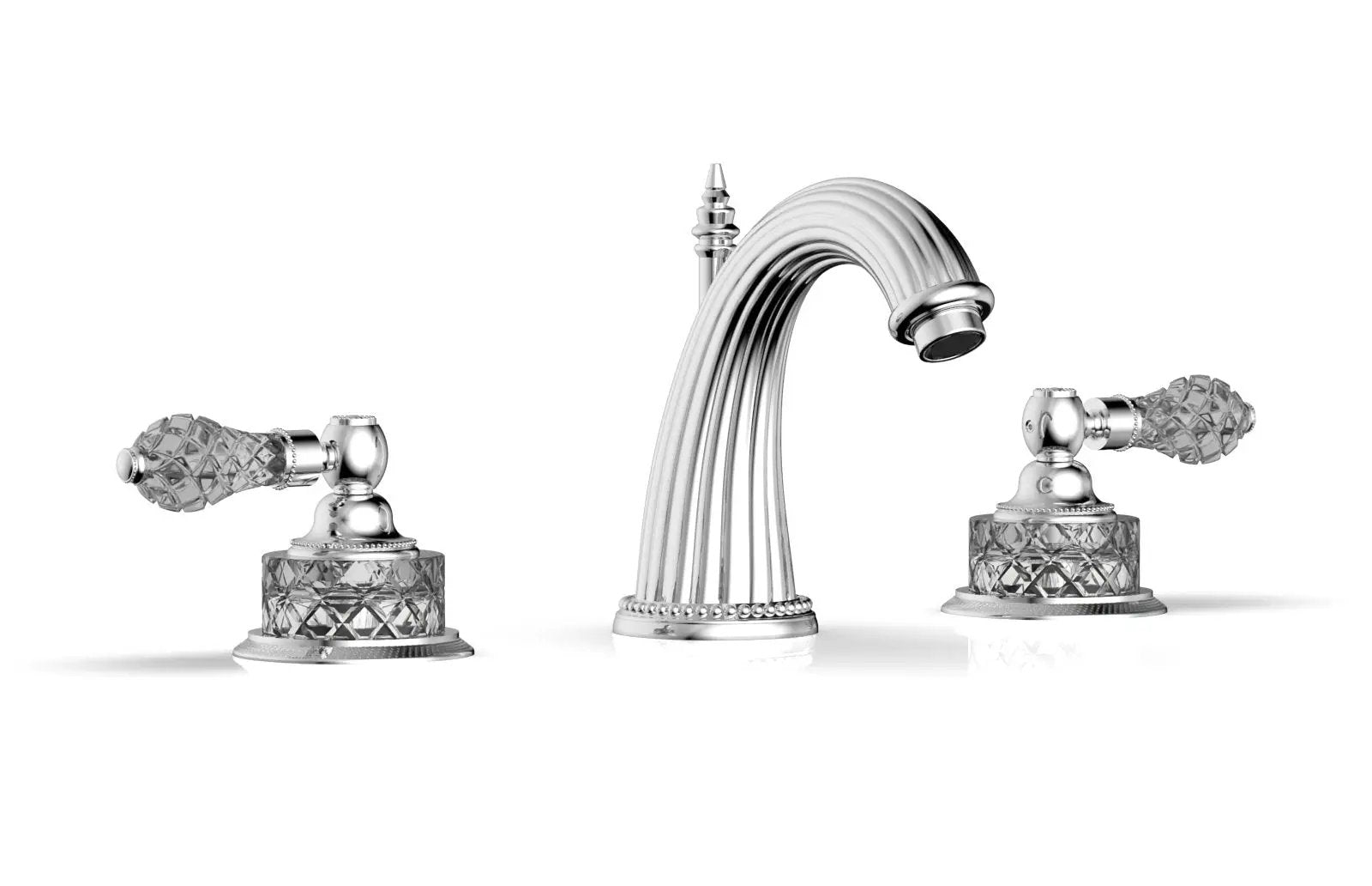 polished chrome faucet