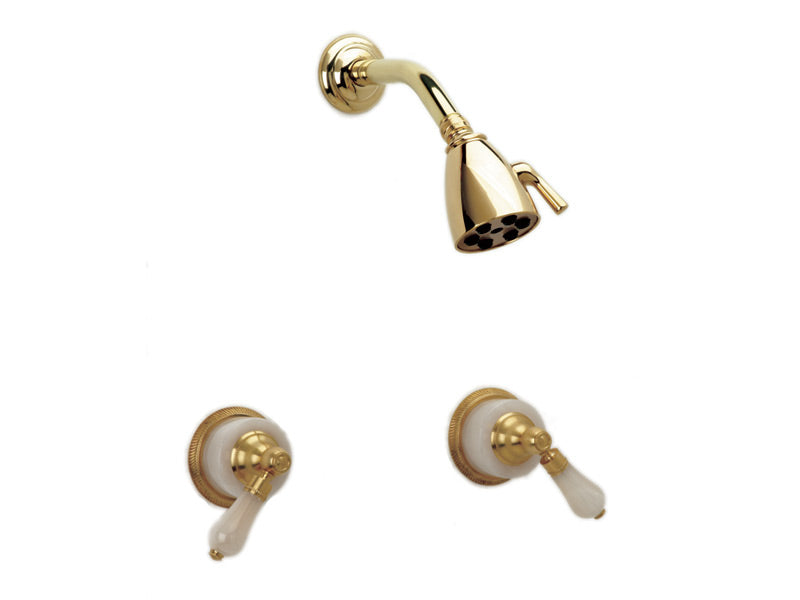 polished chrome shower set