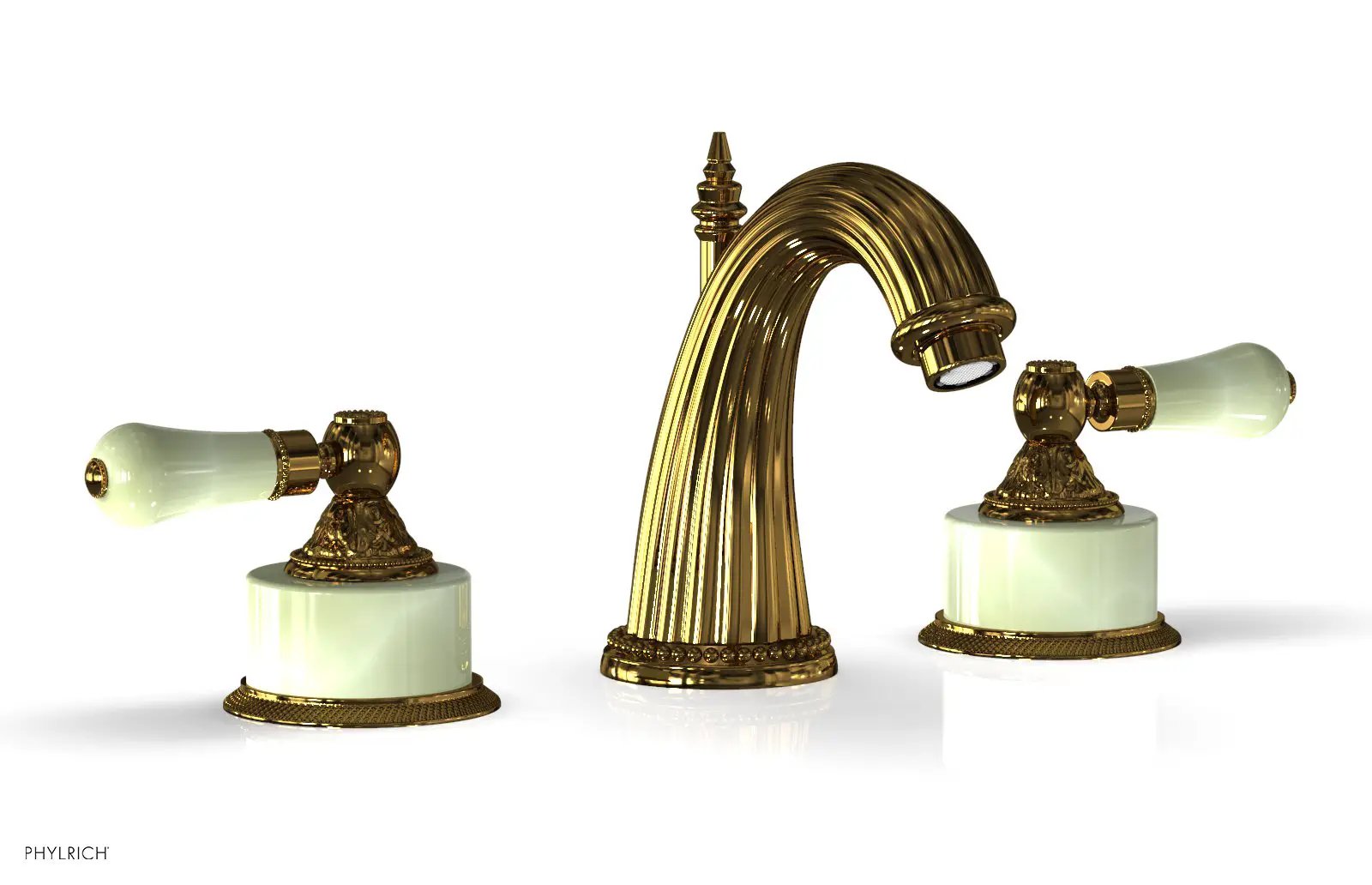 Phylrich VERSAILLES Widespread Faucet - Green Onyx by Phylrich