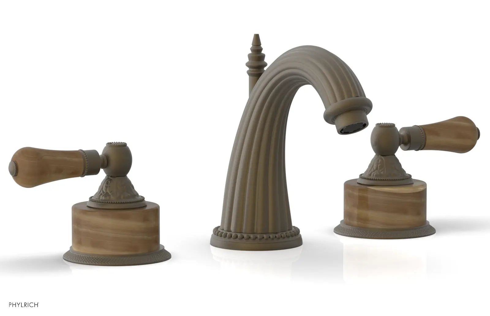 Phylrich VERSAILLES Widespread Faucet - Montaione Brown Onyx by Phylrich