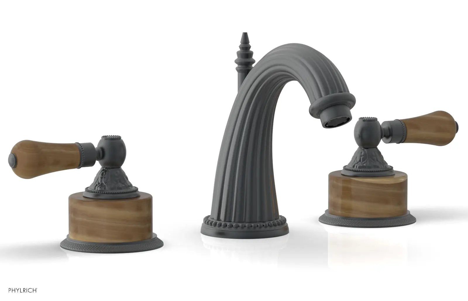 Phylrich VERSAILLES Widespread Faucet - Montaione Brown Onyx by Phylrich