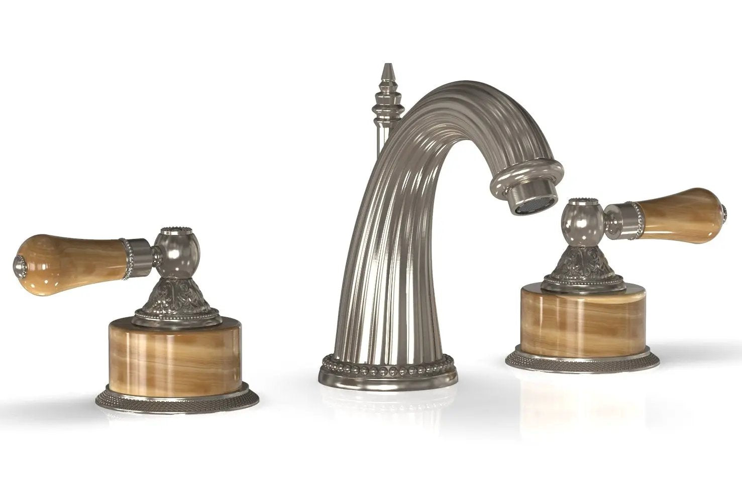Phylrich VERSAILLES Widespread Faucet - Montaione Brown Onyx by Phylrich