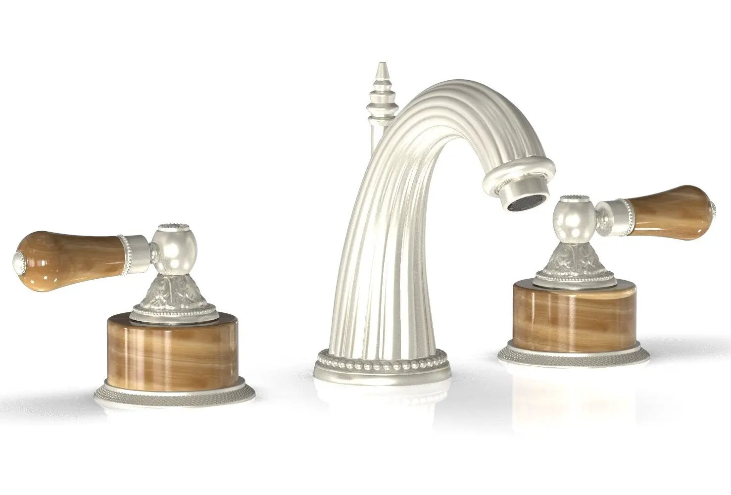 Phylrich VERSAILLES Widespread Faucet - Montaione Brown Onyx by Phylrich