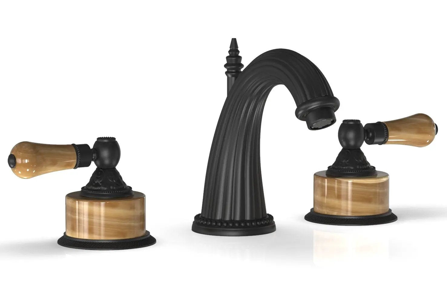 Phylrich VERSAILLES Widespread Faucet - Montaione Brown Onyx by Phylrich