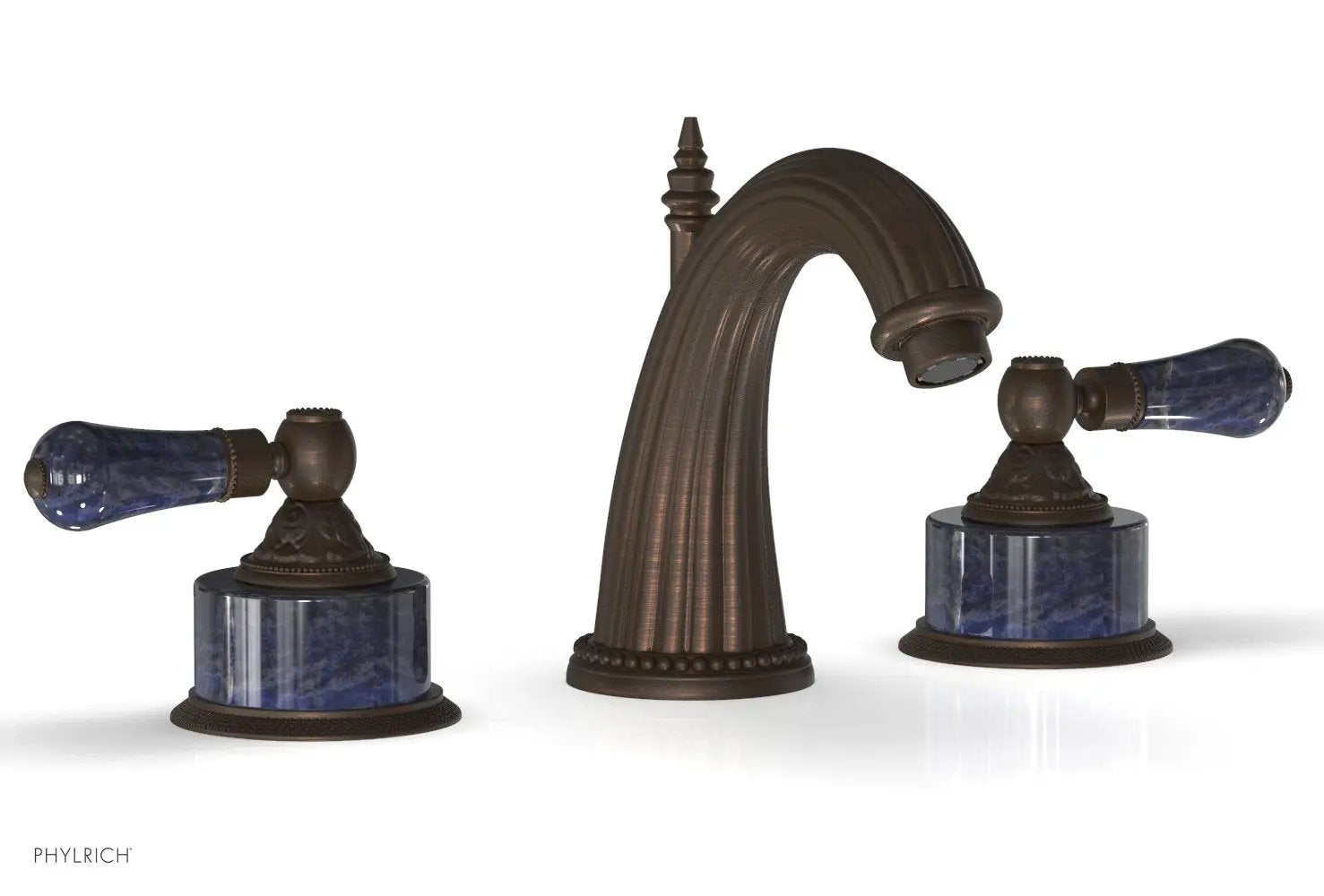 Phylrich VERSAILLES Widespread Faucet - Bleu Sodalite by Phylrich