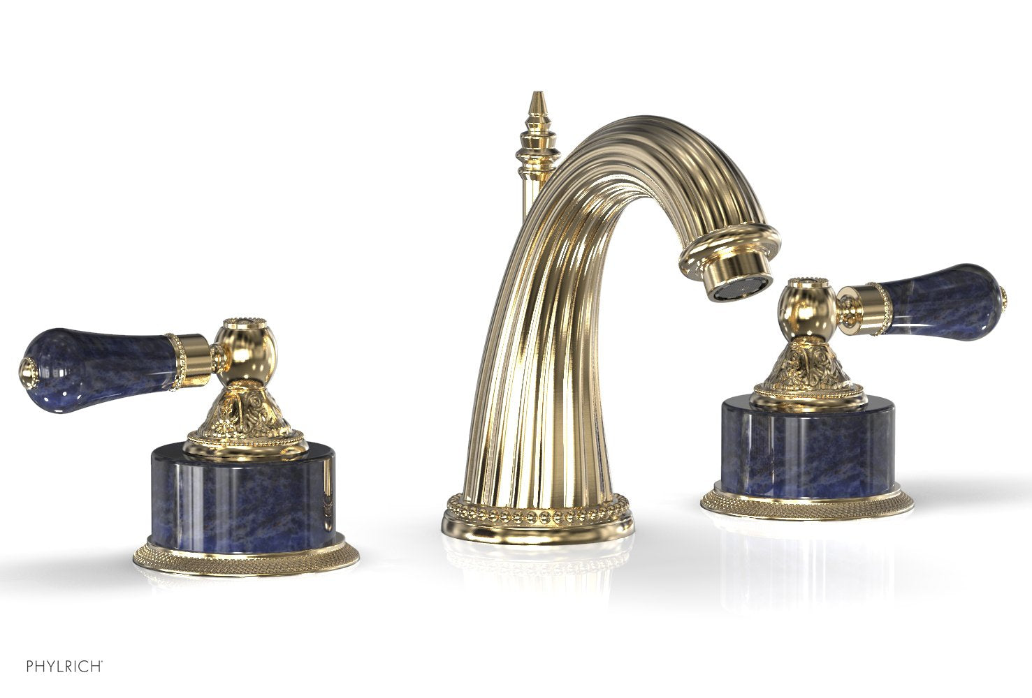 Phylrich VERSAILLES Widespread Faucet - Bleu Sodalite