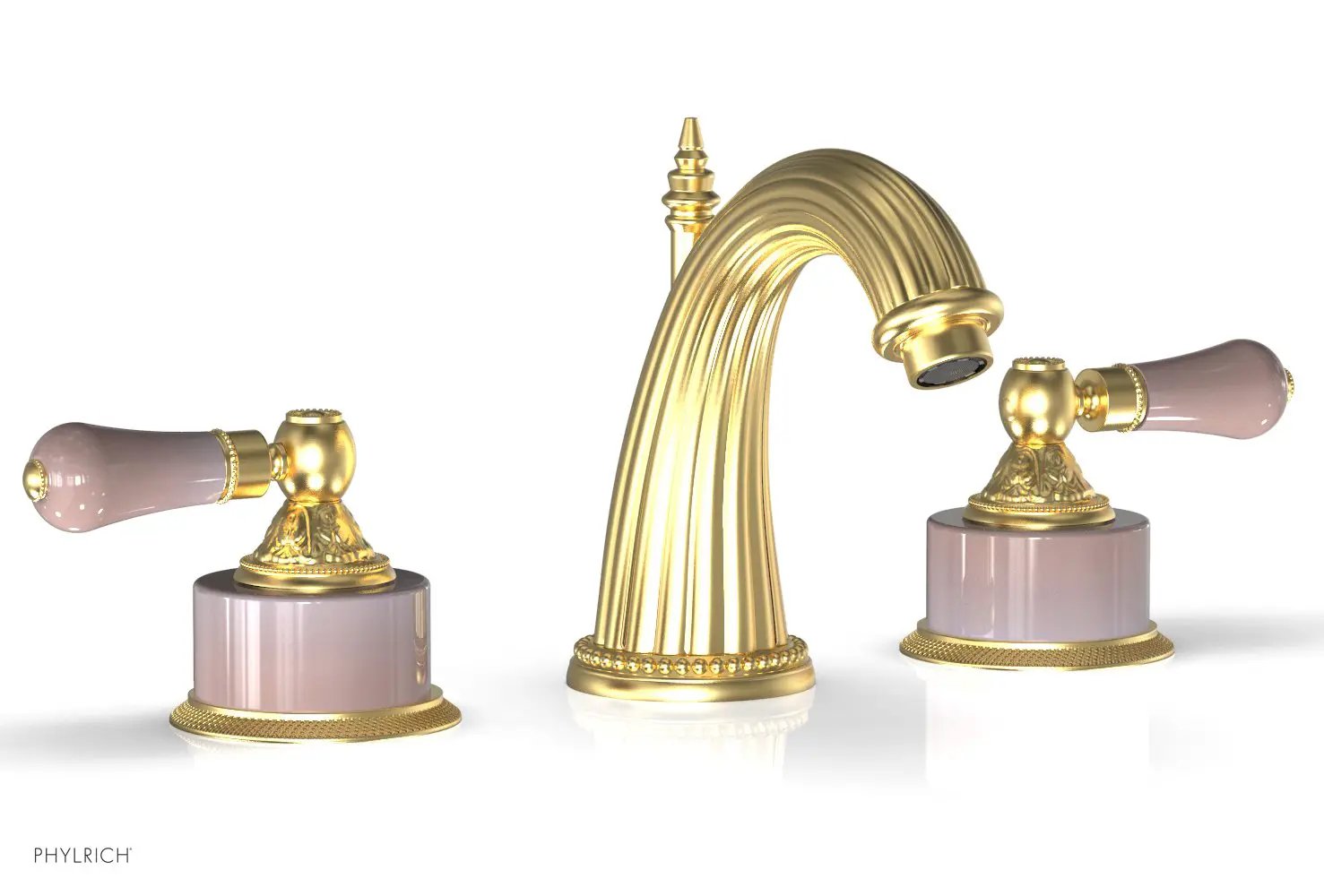 Phylrich VERSAILLES Widespread Faucet - Pink Onyx by Phylrich