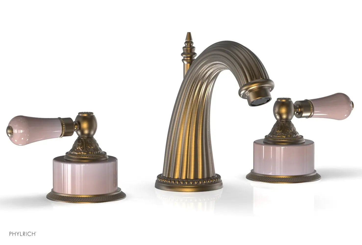 Phylrich VERSAILLES Widespread Faucet - Pink Onyx by Phylrich